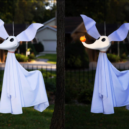 The Nightmare Before Christmas Zero Light and Sound Full Size Poseable Hanging Character Decoration