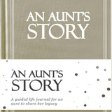 Aunt's Life Story Journal (Hardcover): A Meaningful Keepsake