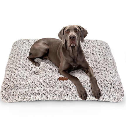 Cama para perro pequeño para jaula, colchoneta blanca 24"x18"