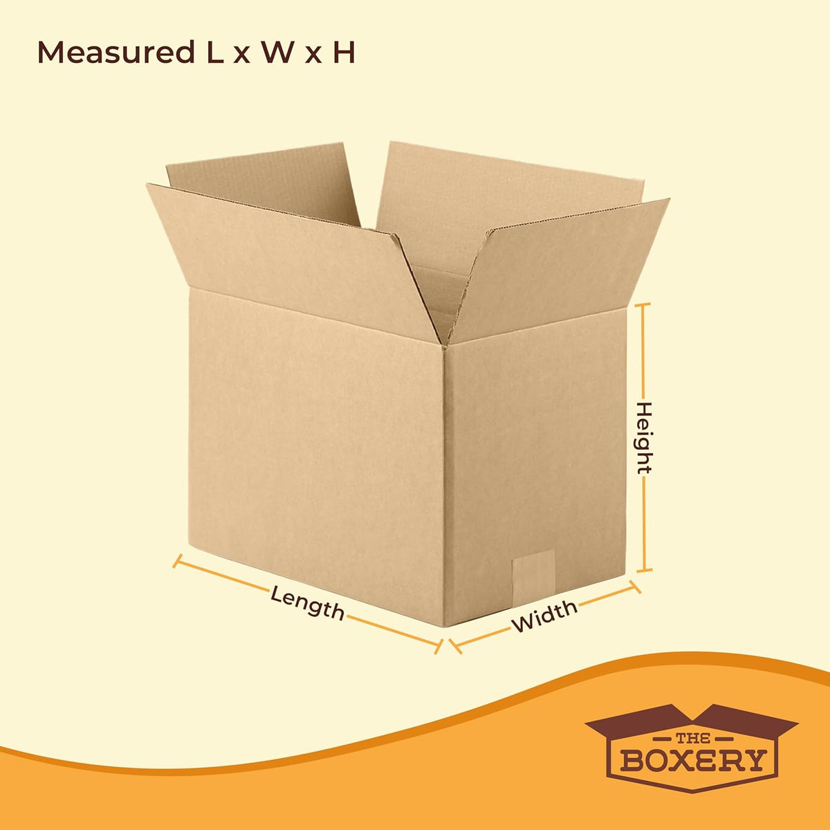 10"x8"x6" Brown/Kraft Corrugated Cardboard Shipping Boxes 25-Pack | Mailing, Packing, Moving & Storage - photo 2