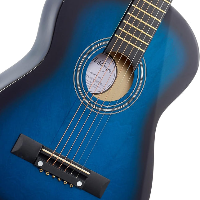 30-inch Beginner Acoustic Guitar Package (Blue)