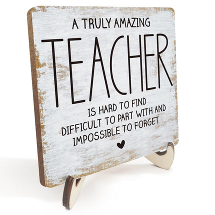 Placa decorativa motivacional de agradecimiento para escritorio con base de madera, regalo para empleados, jefe, mentor, líder o compañero de trabajo, letrero de madera inspirador para hogar u oficina, mesa o estantería