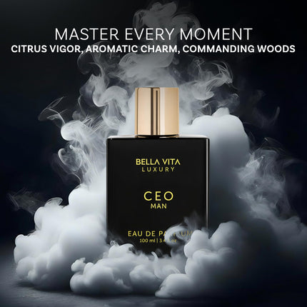 Luxury CEO Man Eau de Parfum para hombre, 3.4 fl oz (100 ml)