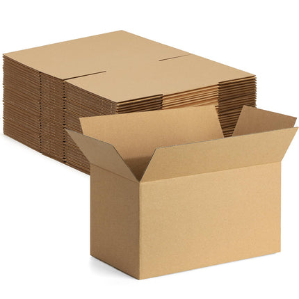 10x7x5-Small-Shipping-Boxes-30-Pack-White-Corrugated-Box-Mailers, Cardboard Boxes for Packaging Small Business, Mailing