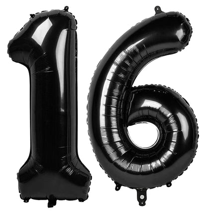 Number Balloons 5 Balloon Blue Birthday Decorations for Men Party, 40 Inch