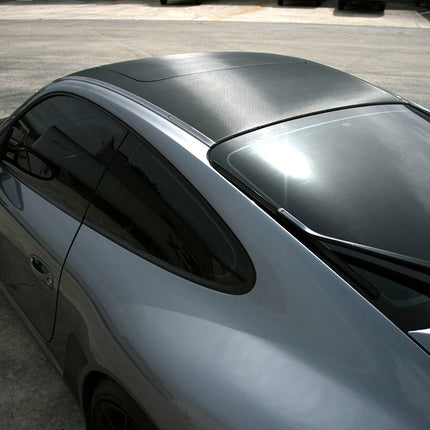 3D Black Carbon Fiber Car Vinyl Wrap Self-Adhesive Film 1ft x 5ft