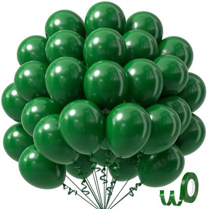 White Balloons 12 inch, White Latex 50pcs Party Balloons