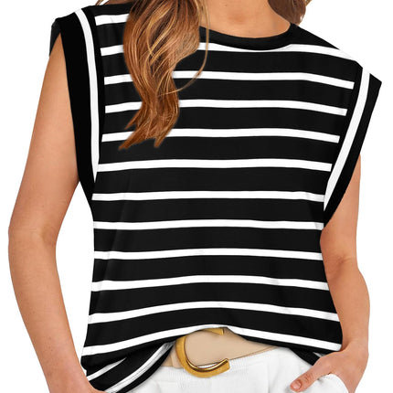 Cap Sleeve Tops for Women Summer Top Basic Tee Shirts Business Casual Tank Loose Fit 2026 Fashion