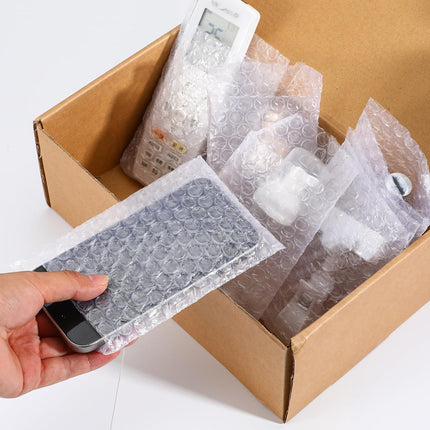 200 Pack 4"x 6" Small Bubble Wrap Pouches, Clear Double Walled Bubble Wrap Pouches for Packing, Thickening Bubble Cushioning Bags for Moving, Shipping, Storage
