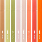 Aesthetic Highlighters, 8 Pack, Chisel Tip, Autumn Earth, Cute Highlighters Assorted Colors, Back to School Supplies