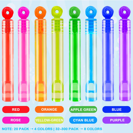 Halloween Bubbles Party Favors Supplies for Kids,20-300 Pack Mini Bubble Wand Toy for Toddler, Small Goodie Bag Stuffers Filler Non Candy, Pinata Birthday Classroom Camping Gifts for Boys Girls