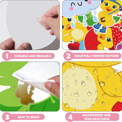 Easter Bulletin Board Decorations, Quack Quack Spring is Back Classroom Décor Christian Religious Bulletin Board Spring Easter Paper Cutouts Décor for School Classroom Church Chalkboard Decorations