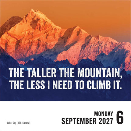 Unspirational 2027 Day-to-Day Calendar: It's Never Too Late to Quit!