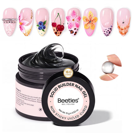 Gel blooming 15 ml esmalte en gel UV transparente para nail art de uñas tortuga