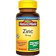 Nature's Bounty Zinc 50mg Immune Support Antioxidant Supplement 100 Caplets