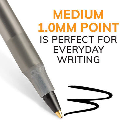 Amazon.com : BIC Round Stic Xtra Life Ballpoint Pen, Ultra Long Lasting and Consistent Ink Flow, 60-Count in Black Ink : Ballpoint Pens : Office Products