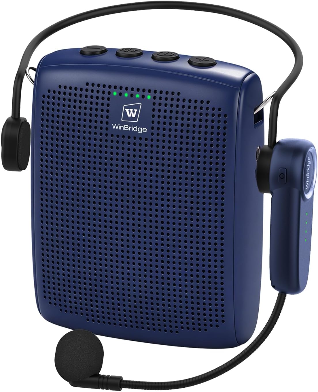 Wireless Voice Amplifier - 15W Bluetooth PA System for Teaching, Tour Guiding, Business Meetings, Conference Training