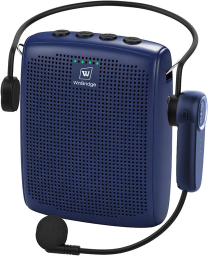 Wireless Voice Amplifier - 15W Bluetooth PA System for Teaching, Tour Guiding, Business Meetings, Conference Training