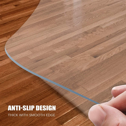 Clear Chair mat for Hardwood Floor 30 x 48 inches Transparent Floor Mats Wood/Tile Protection Mat for - photo 5