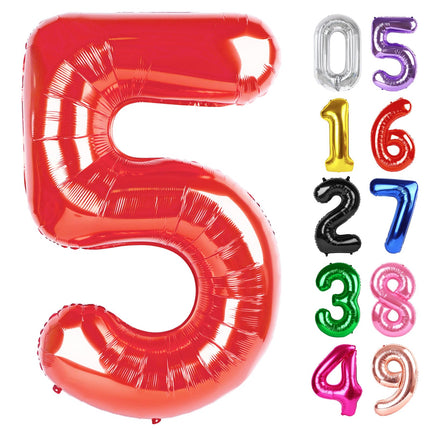 Gold 1 Balloon - Number Balloon 40 Inch, 1st Gold Birthday Decorations