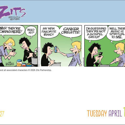 Zits 2027 Day-to-Day Calendar