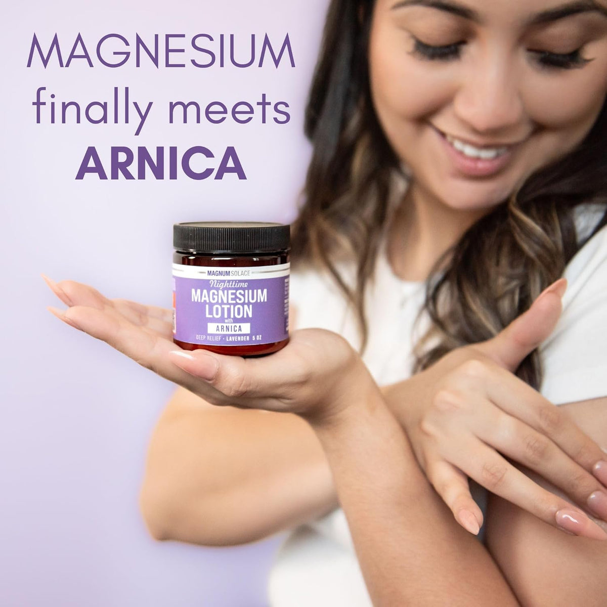 Nighttime Magnesium Lotion with Arnica for Muscles & Joints - photo 4