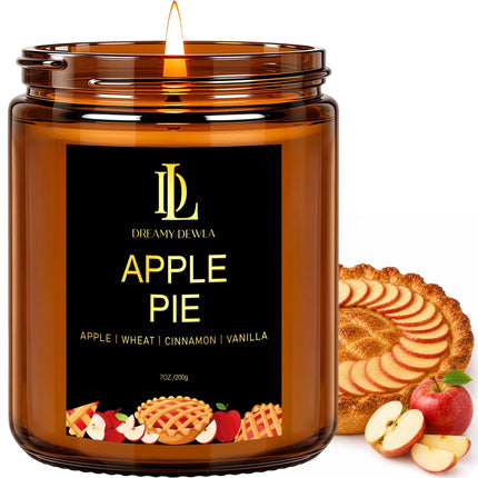 Fall Candles Set for Home Scented, 4 Pack 28oz, Soy Wax