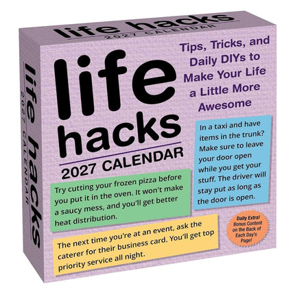 Life Hacks 2027 Day-to-Day Calendar