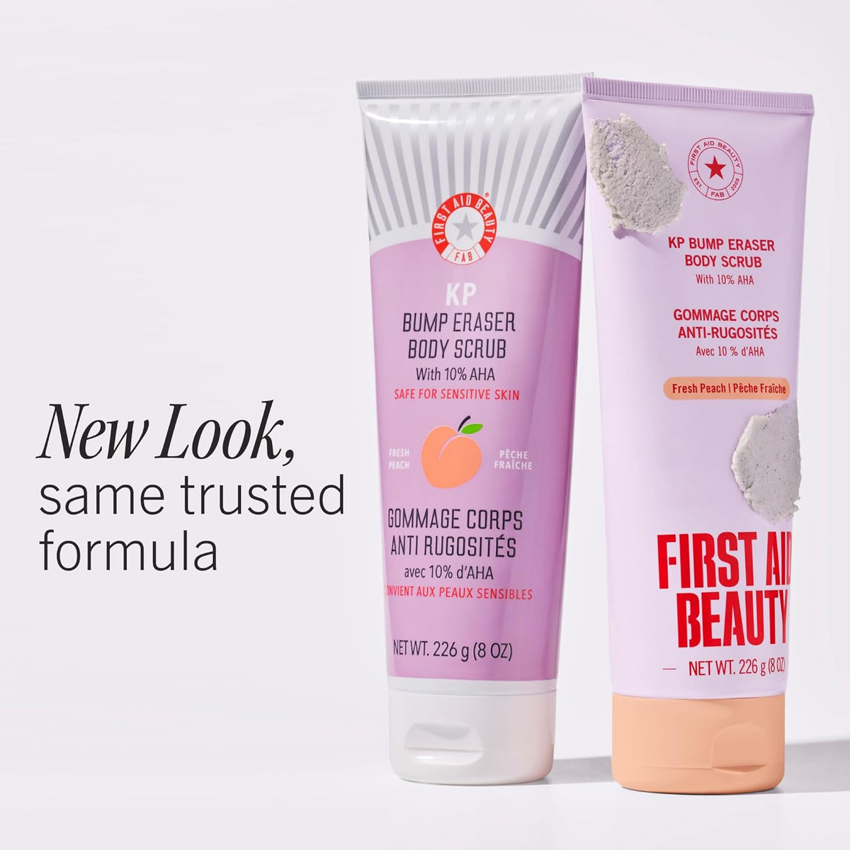 Body Scrub with 10% AHA, Fresh Peach, 8 oz - photo 2