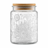 Vintage Glass Jar with Lid, 23.7oz Coffee Canister