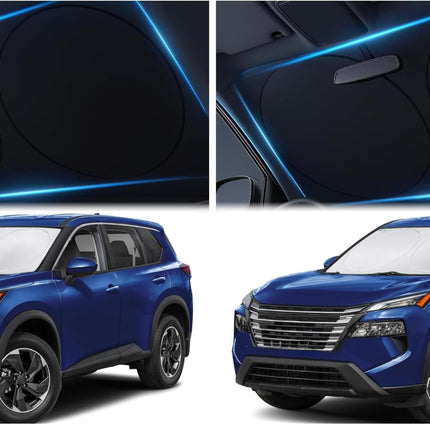 Car Windshield Sunshade – Double-Layer Design for 2X Heat Blocking, Blocks UV Rays, Foldable Sun Shade - photo 14