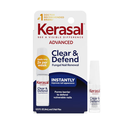 Kerasal Advanced Clear & Defend Fungal Nail Renewal and 5 Files, 0.13 Fl Oz