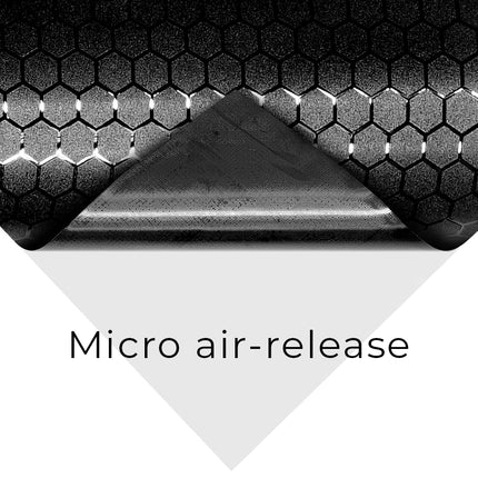 Honeycomb Matte Black Medium Pattern Car Wrap Vinyl (3ft x 5ft)