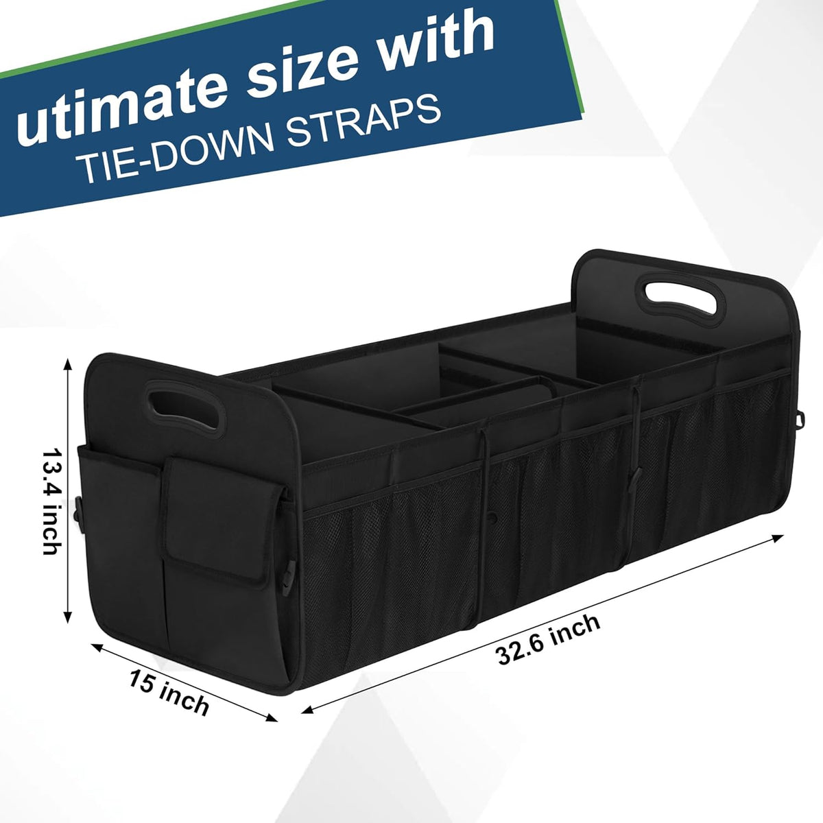 Large Capacity Trunk Organizer, Waterproof Car Accessory - photo 3