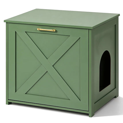 Cat Litter Box Enclosure, Hidden Litter Box Furniture, 23.6 Inches