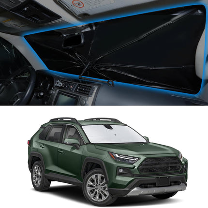 Windshield Sun Shade Umbrella Front Window Sunshade Fit for Toyota RAV4 RAV-4 2019-2026 Accessories Auto Interior Sun Visor Heat Protection