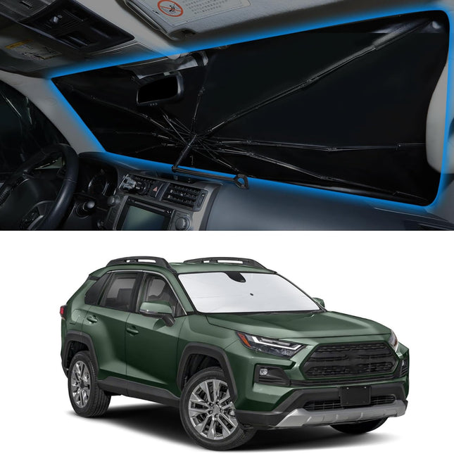 Windshield Sun Shade Umbrella for 2019-2026 RAV4/RAV-4