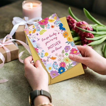 Heartfelt Mother In Law Mother’s Day Card, Thank You Card for Mother In Law, Mother's Day Gift