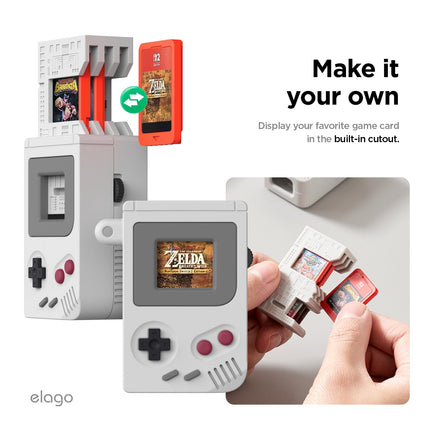 elago Switch Game Case Compatible with Nintendo Switch 2/OLED/LITE Games & Micro SD Cards, Switch 2 Game Card Holder Cartridge Case with 3 Game Card Storage (NW5)