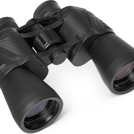 Amazon Basics 7x50 High Power Binoculars, Wide Field of View, FMC Optics, Tripod Compatible, Black, 1-Pack