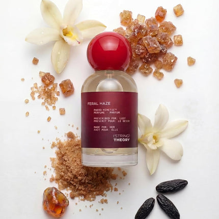 STRING THEORY Pheromone Perfume for Women - Spicy & Sweet Vanilla Amber Boozy Gourmand Musk - Dark Rum, Vanilla, Creamy Tonka Bean - Long-Lasting Fragrance - Pheromones Phero-Mimetic Eau de Parfum