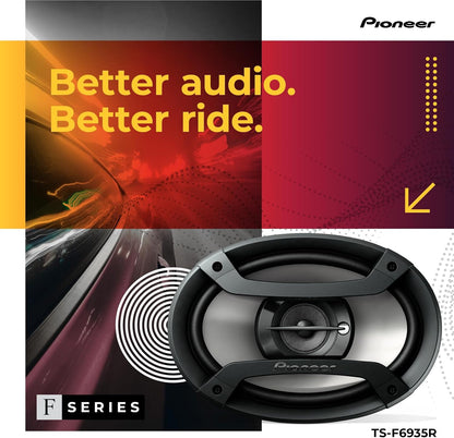 3-Way Coaxial Car Audio Speakers - 6" x 9" Passive Car Speakers (Pair), 230 W Max Power, Black and Silver - photo 2
