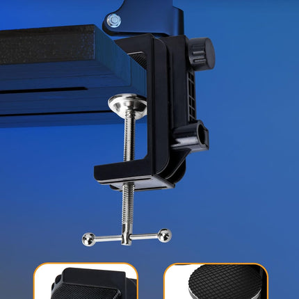 QuadCast Boom Arm, Mic Arm for Blue Yeti HyperX QuadCast SoloCast Fifine AM8 and Most Microphone, Mic Stand Desk with 3/8" to 5/8" Adapter by SUNMON