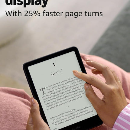 16GB (newest model) – 20% faster, with new 7" glare-free display and weeks of battery life – Black