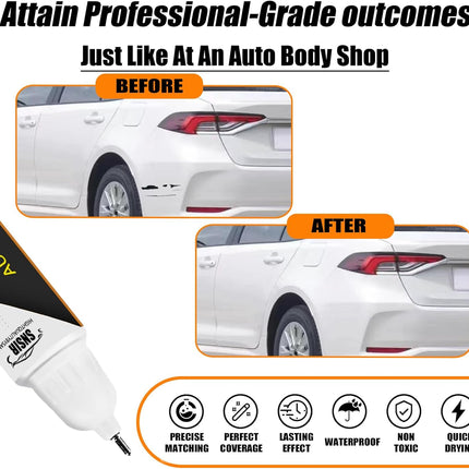 Car Touch up Paint(040 Super White/Ice Cap) Compatible with Toyota, Car Paint Pen Scratch Repair Two-In-One Touch Up Paint, Premium Car Scratch Remover for Deep Scratches