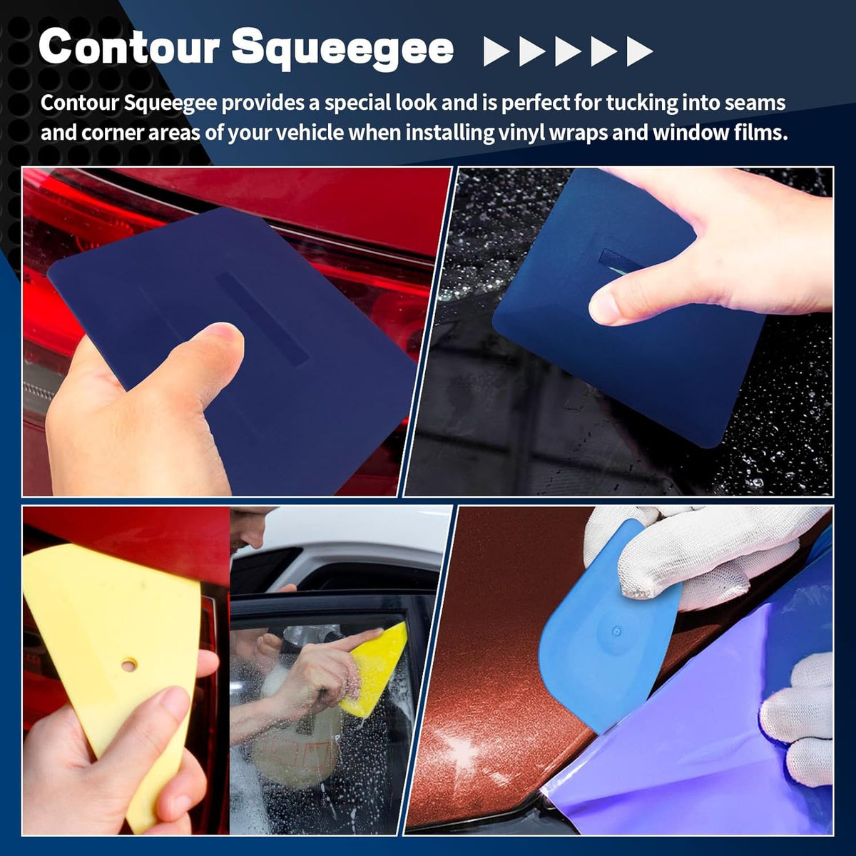Car Window Tint Installation Tools Kit Window Film Tinting Kit Vehicle Glass Protective Film - photo 3