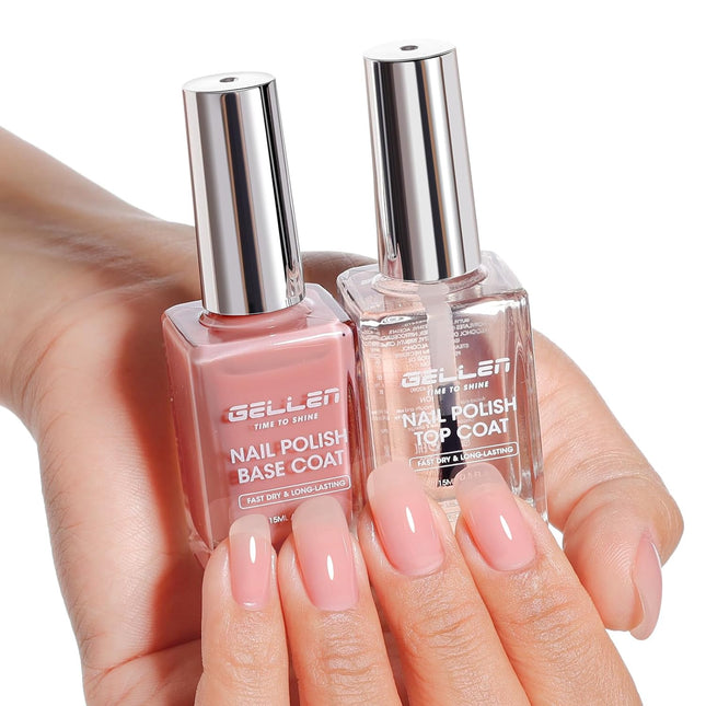 Clear Quick-Dry Nail Base & Top Coat Duo