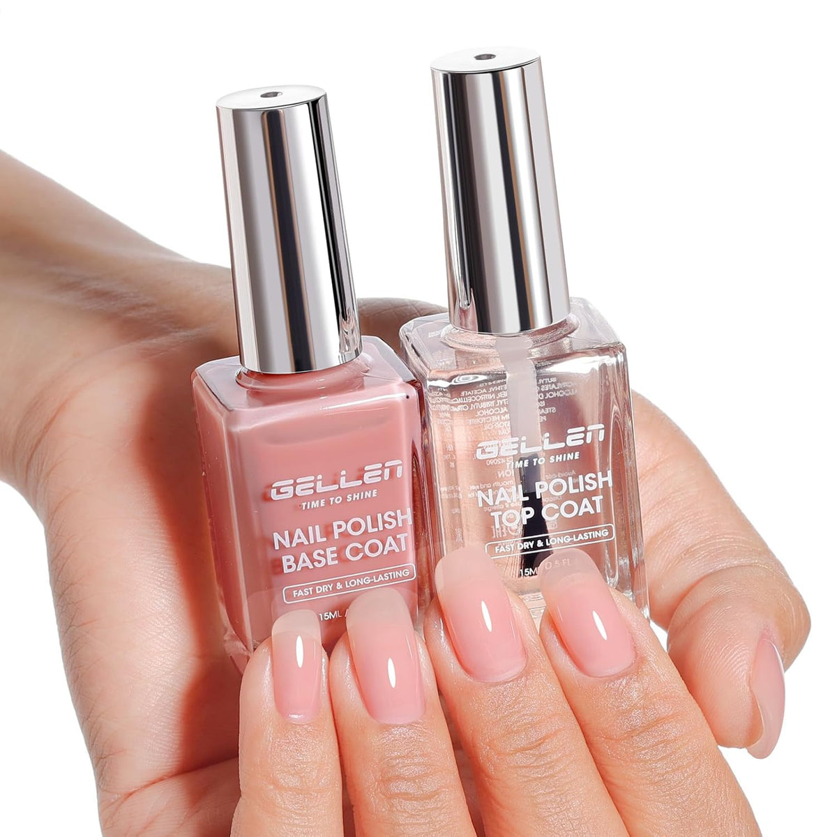 Clear Quick-Dry Nail Base & Top Coat Duo