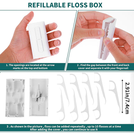 Dental Floss Case Automatic Dental Floss Pick Organizer Case