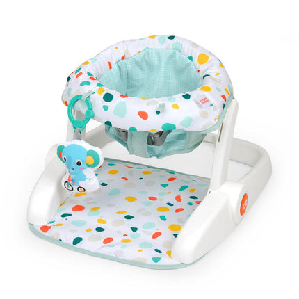 Bright Starts Terazzo Neutral 2 Position Baby Floor Seat Foldable Unisex Multi-Coloured